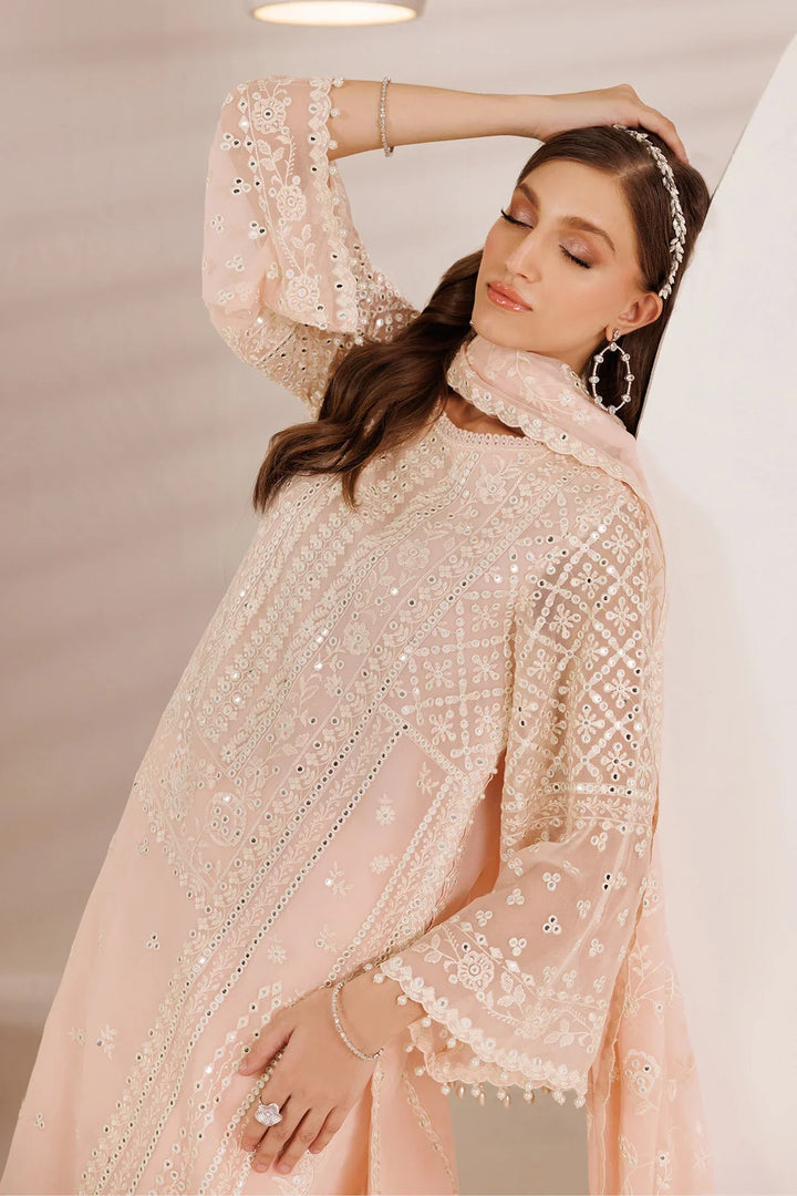 Alizeh Fashion Unstitched Embroidered Chiffon 3 Piece Suit AF26UCF AF-DHG-5029-Miksha - Festive Collection