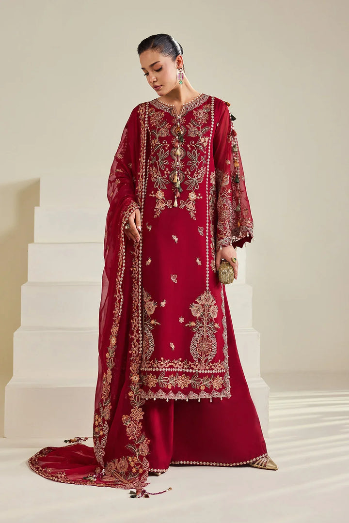 Dhaagay by Alizeh Fashion Unstitched Embroidered Chiffon 3 Piece Suit AF26UCD AF-DHG-5053 Suraira - Festive Collection