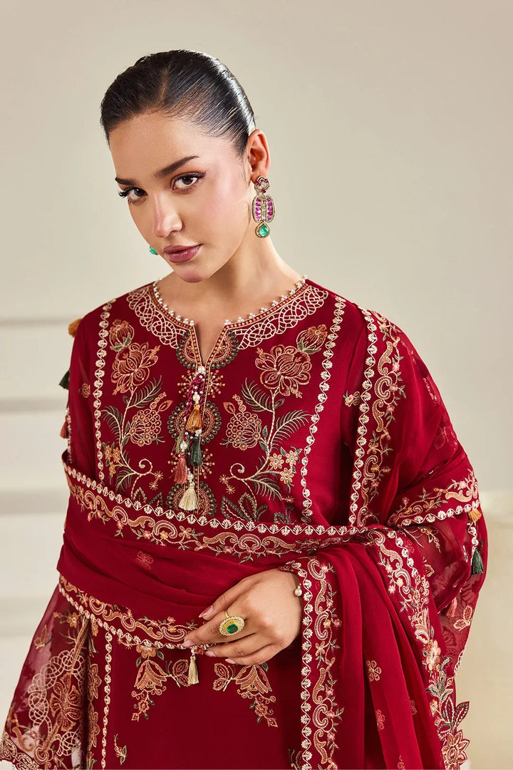 Dhaagay by Alizeh Fashion Unstitched Embroidered Chiffon 3 Piece Suit AF26UCD AF-DHG-5053 Suraira - Festive Collection