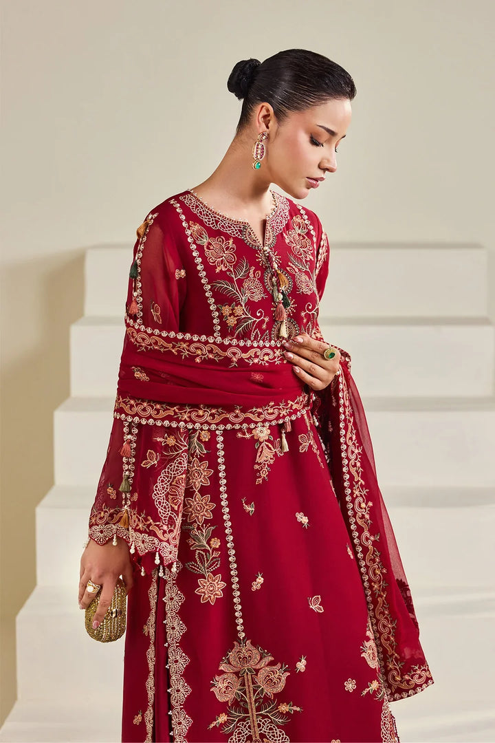 Dhaagay by Alizeh Fashion Unstitched Embroidered Chiffon 3 Piece Suit AF26UCD AF-DHG-5053 Suraira - Festive Collection