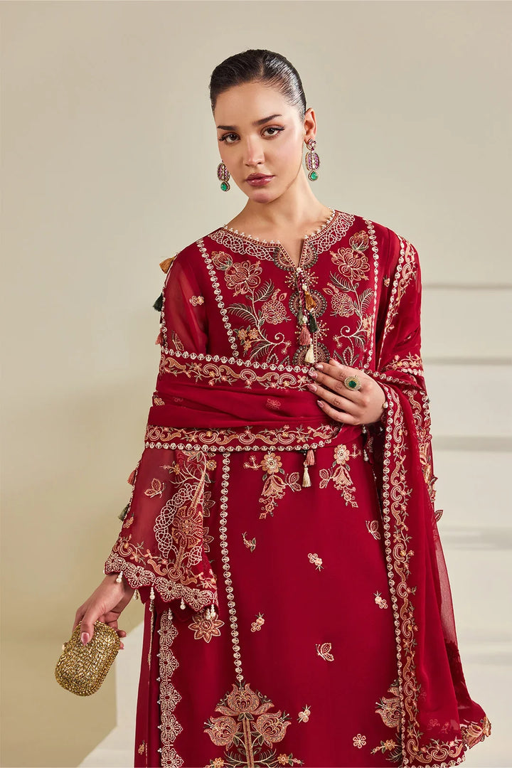 Dhaagay by Alizeh Fashion Unstitched Embroidered Chiffon 3 Piece Suit AF26UCD AF-DHG-5053 Suraira - Festive Collection