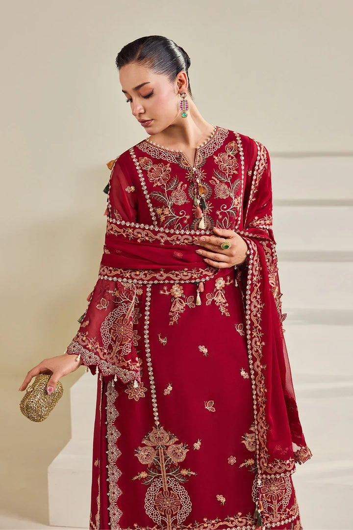 Dhaagay by Alizeh Fashion Unstitched Embroidered Chiffon 3 Piece Suit AF26UCD AF-DHG-5053 Suraira - Festive Collection