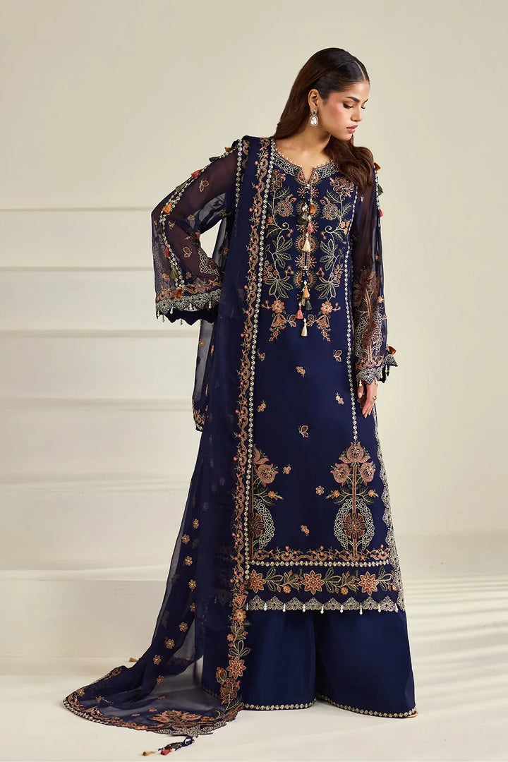 Dhaagay by Alizeh Fashion Unstitched Embroidered Chiffon 3 Piece Suit AF26UCD AF-DHG-5054 Anvah - Festive Collection