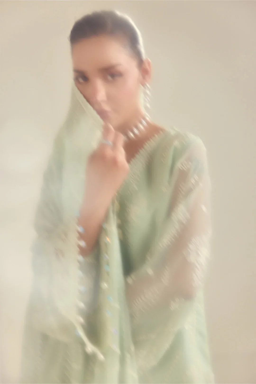 Dhaagay by Alizeh Fashion Unstitched Embroidered Chiffon 3 Piece Suit AF26UCD AF-DHG-5055 Meerak - Festive Collection