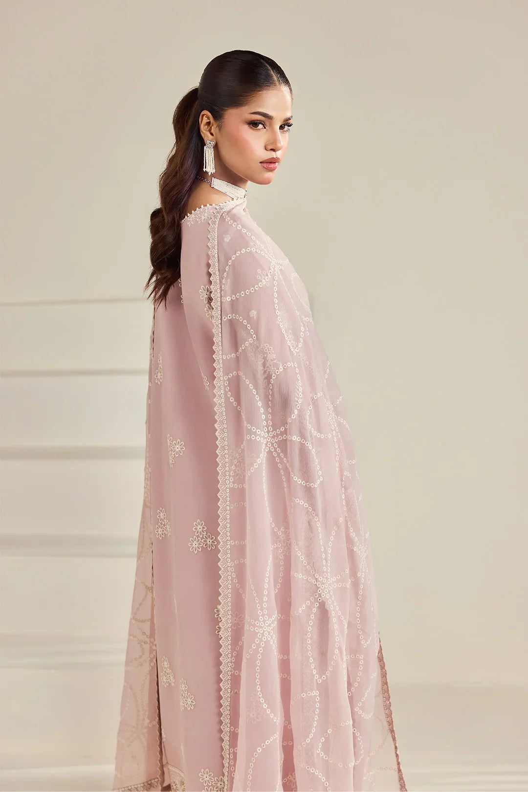 Dhaagay by Alizeh Fashion Unstitched Embroidered Chiffon 3 Piece Suit AF26UCD AF-DHG-5056 Ornee - Festive Collection