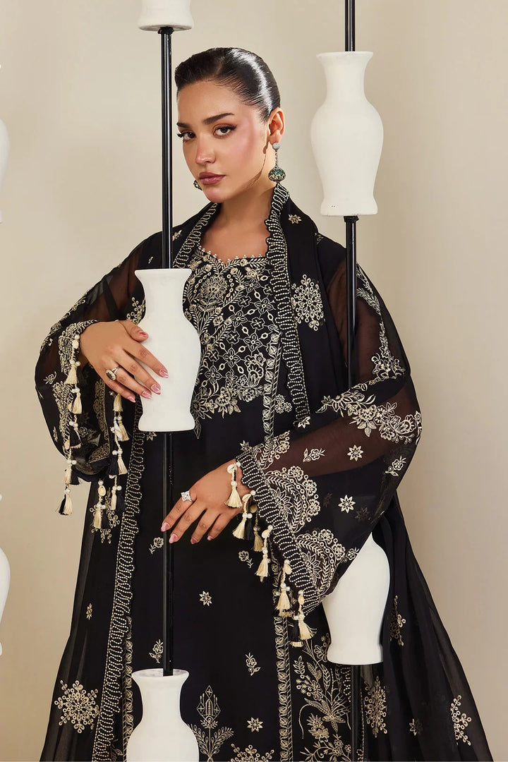 Dhaagay by Alizeh Fashion Unstitched Embroidered Chiffon 3 Piece Suit AF26UCD AF-DHG-5050 Zarly - Festive Collection