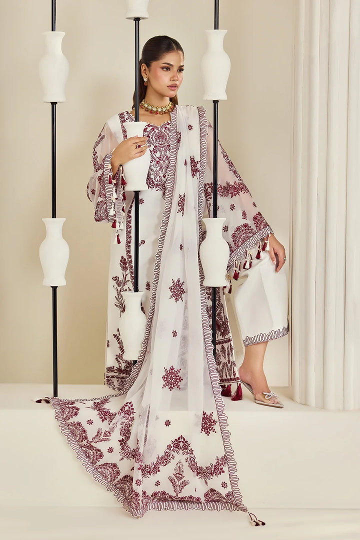 Dhaagay by Alizeh Fashion Unstitched Embroidered Chiffon 3 Piece Suit AF26UCD AF-DHG-5049 Arbella - Festive Collection