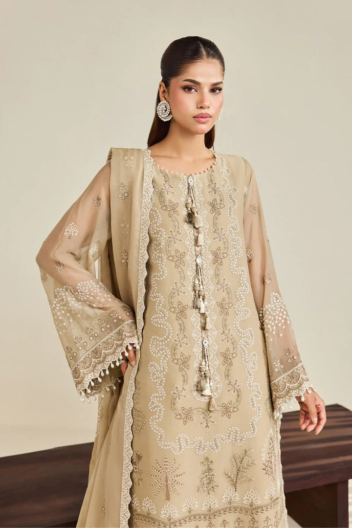 Dhaagay by Alizeh Fashion Unstitched Embroidered Chiffon 3 Piece Suit AF26UCD AF-DHG-5051 Azeen - Festive Collection