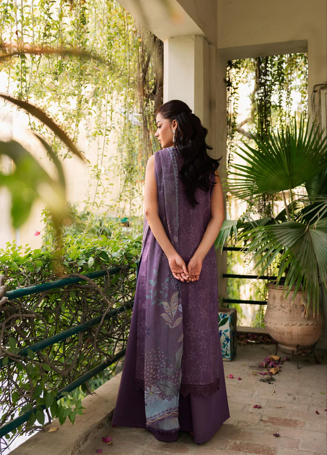 Odyssey by Florent Unstitched Embroidered Lawn 3 Piece Suit FL26UOL FZ-1A - Eid Collection