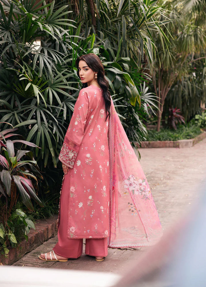 Odyssey by Florent Unstitched Embroidered Lawn 3 Piece Suit FL26UOL FZ-9A - Eid Collection