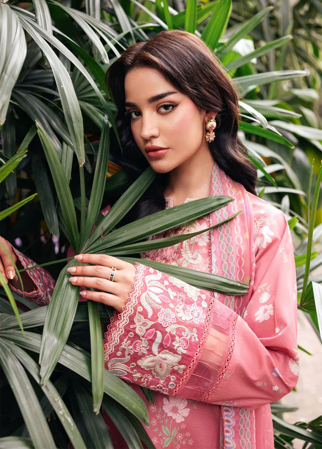 Odyssey by Florent Unstitched Embroidered Lawn 3 Piece Suit FL26UOL FZ-9A - Eid Collection