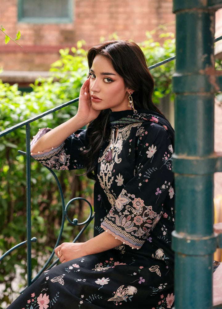 Odyssey by Florent Unstitched Embroidered Lawn 3 Piece Suit FL26UOL FZ-9B - Eid Collection