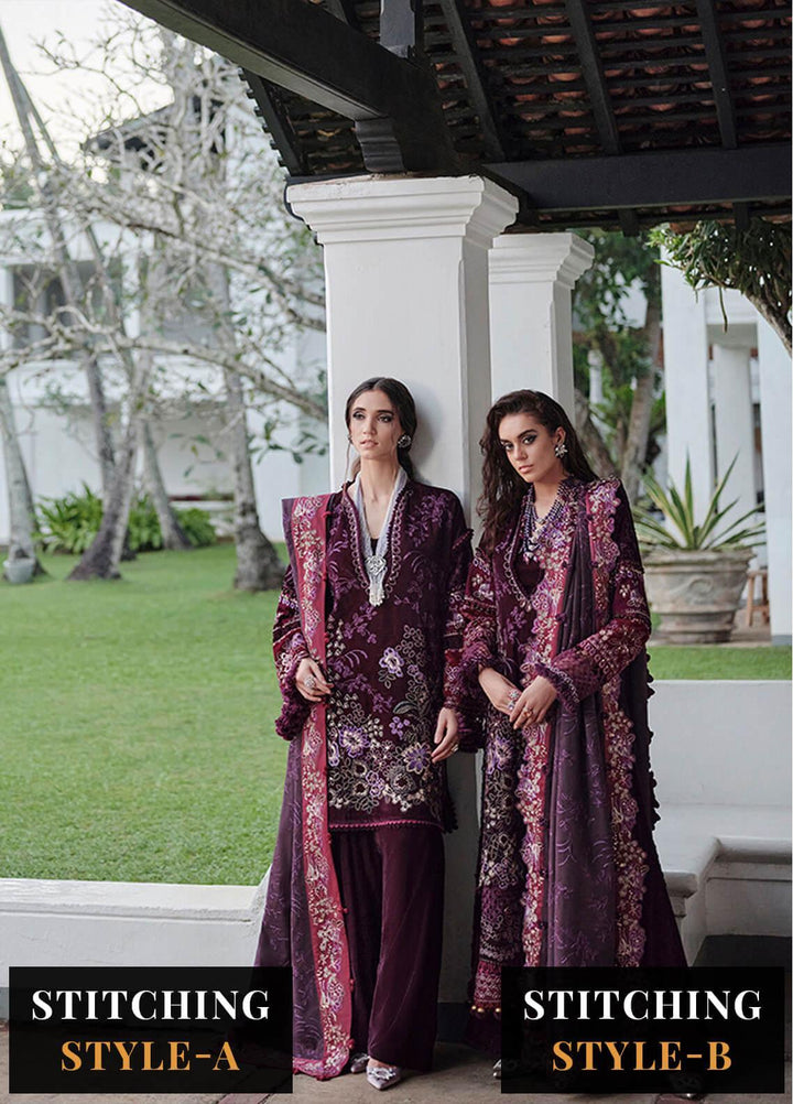 Danayah By Republic Womenswear Embroidered  Suits Unstitched 3 Piece RW22D DU-04 - Winter Collection