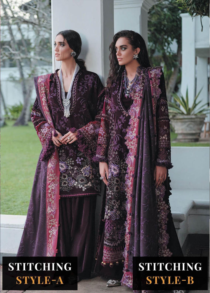 Danayah By Republic Womenswear Embroidered  Suits Unstitched 3 Piece RW22D DU-04 - Winter Collection