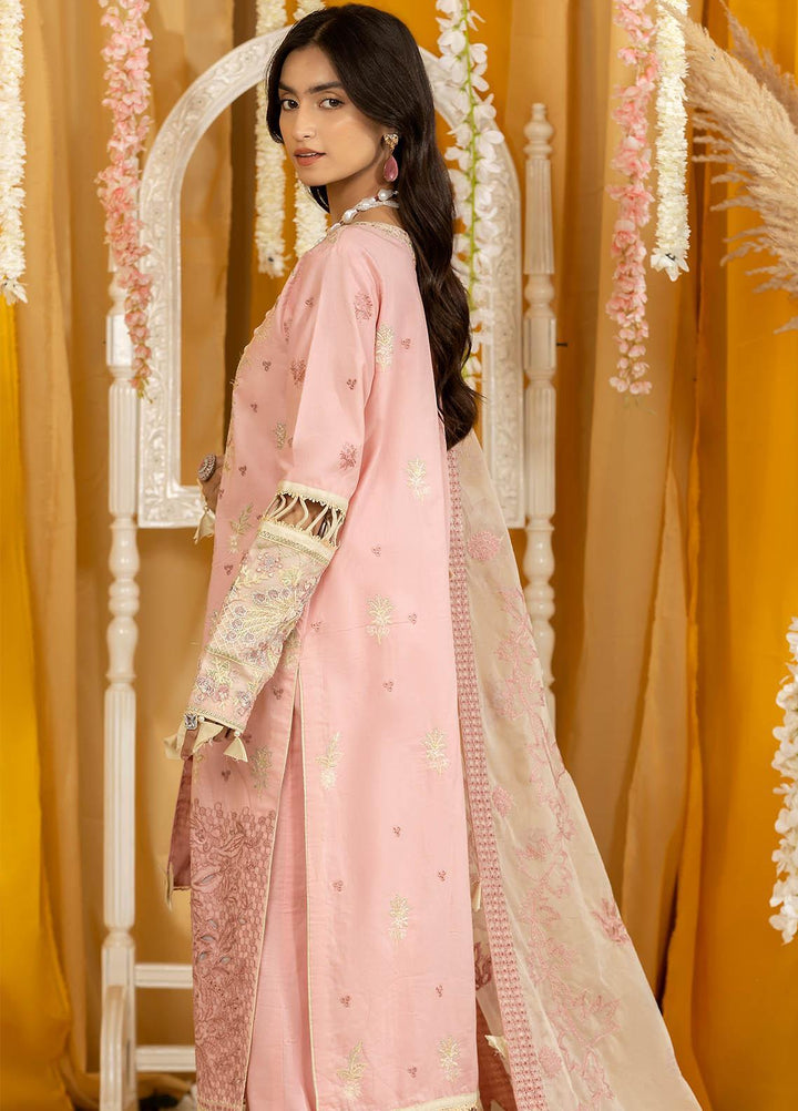 Ghazal By Humdum Embroidered Lawn Suits Unstitched 3 Piece HD23G D-09 - Summer Collection