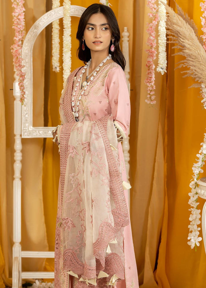 Ghazal By Humdum Embroidered Lawn Suits Unstitched 3 Piece HD23G D-09 - Summer Collection