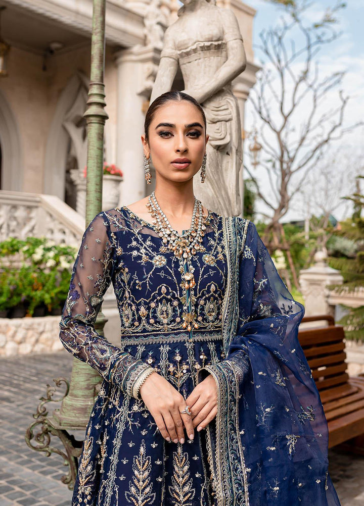 Gulaal Luxury Embroidered Organza 3 Piece Dress GL22LP-1 08 Miray