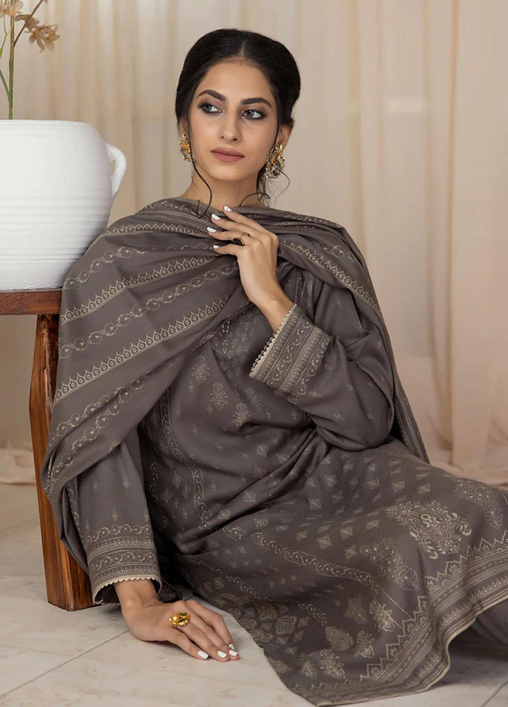 Lakhany Printed Cashmere Wool Suits Unstitched 3 Piece LSM22CV CVC-1008-C - Winter Collection