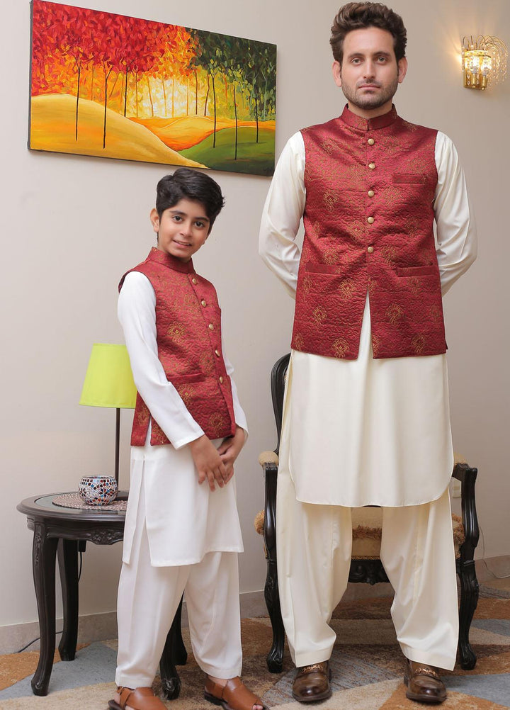 Real Image Missouri Formal Waistcoat for Men -  OW - 001 Maroon