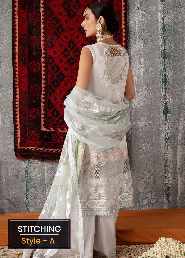 Sakhiyan by Asifa & Nabeel Embroidered Chiffon Suits Unstitched 3 Piece AN22SSF-07 Mehtab - Festive Collection