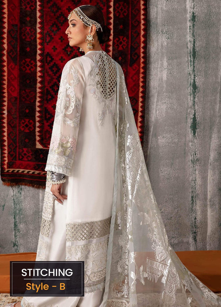 Sakhiyan by Asifa & Nabeel Embroidered Chiffon Suits Unstitched 3 Piece AN22SSF-07 Mehtab - Festive Collection