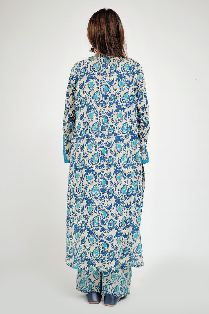 Senorita Women RTW Women Beige and Multicolor Casual 2 Piece Suit Cotton Basic Lawn Printed LAC-02683 - Summer Collection