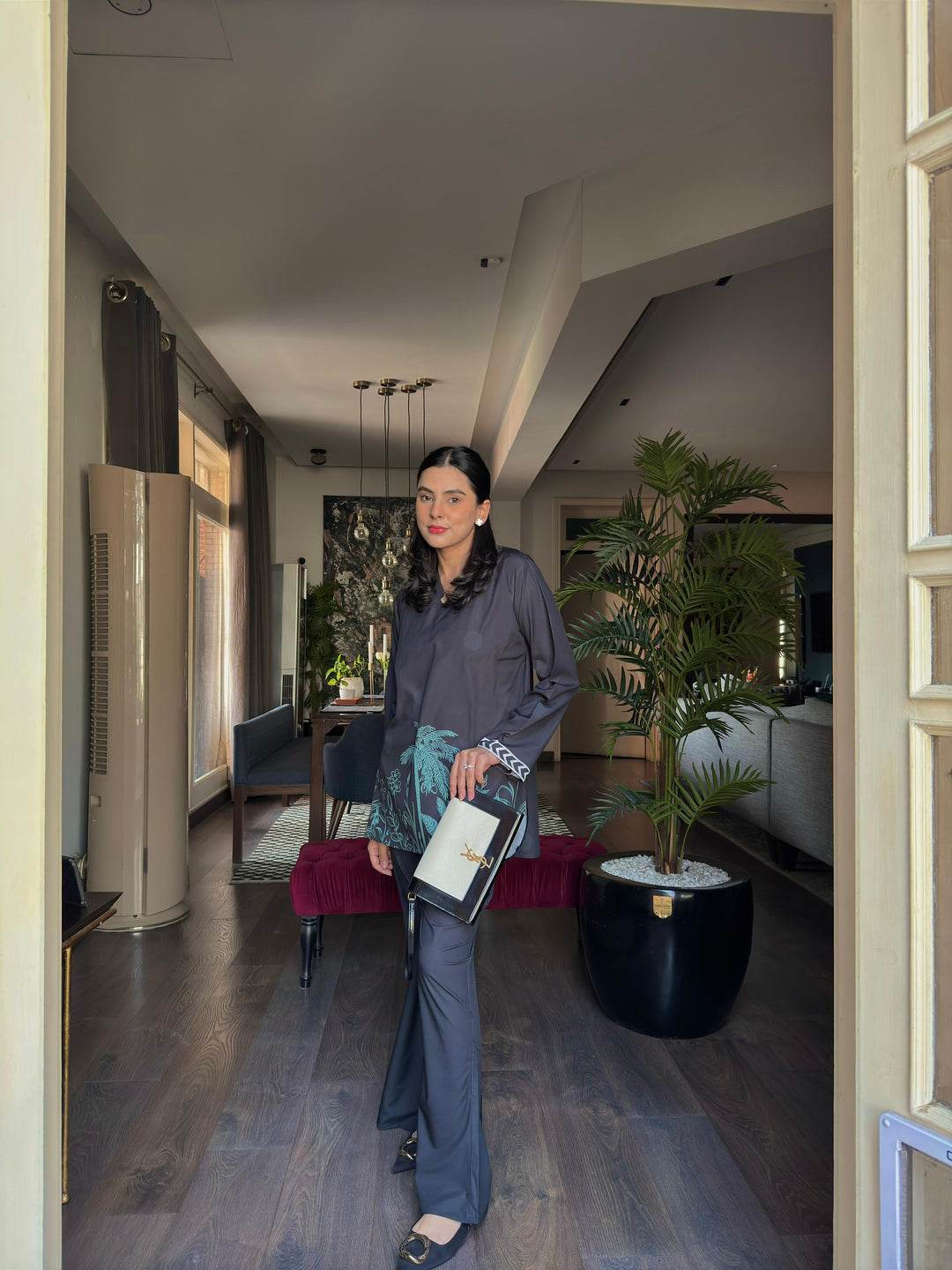 Dhaga Women Pret Printed 2 Piece Soft Crepe Bosky FW24DSP252 - Summer Collection