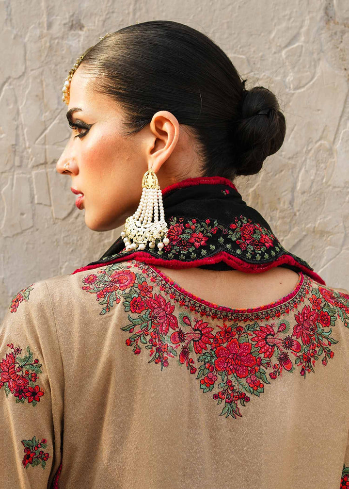 Hussain Rehar Embroidered Karandi Suits Unstitched 3 Piece HRR23KW Sahara - Winter Collection