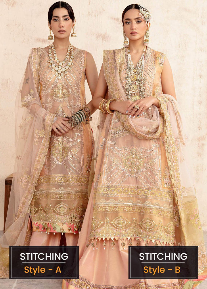 Sakhiyan by Asifa & Nabeel Embroidered Missouri Suits Unstitched 3 Piece AN22SSF-06 Sila - Festive Collection
