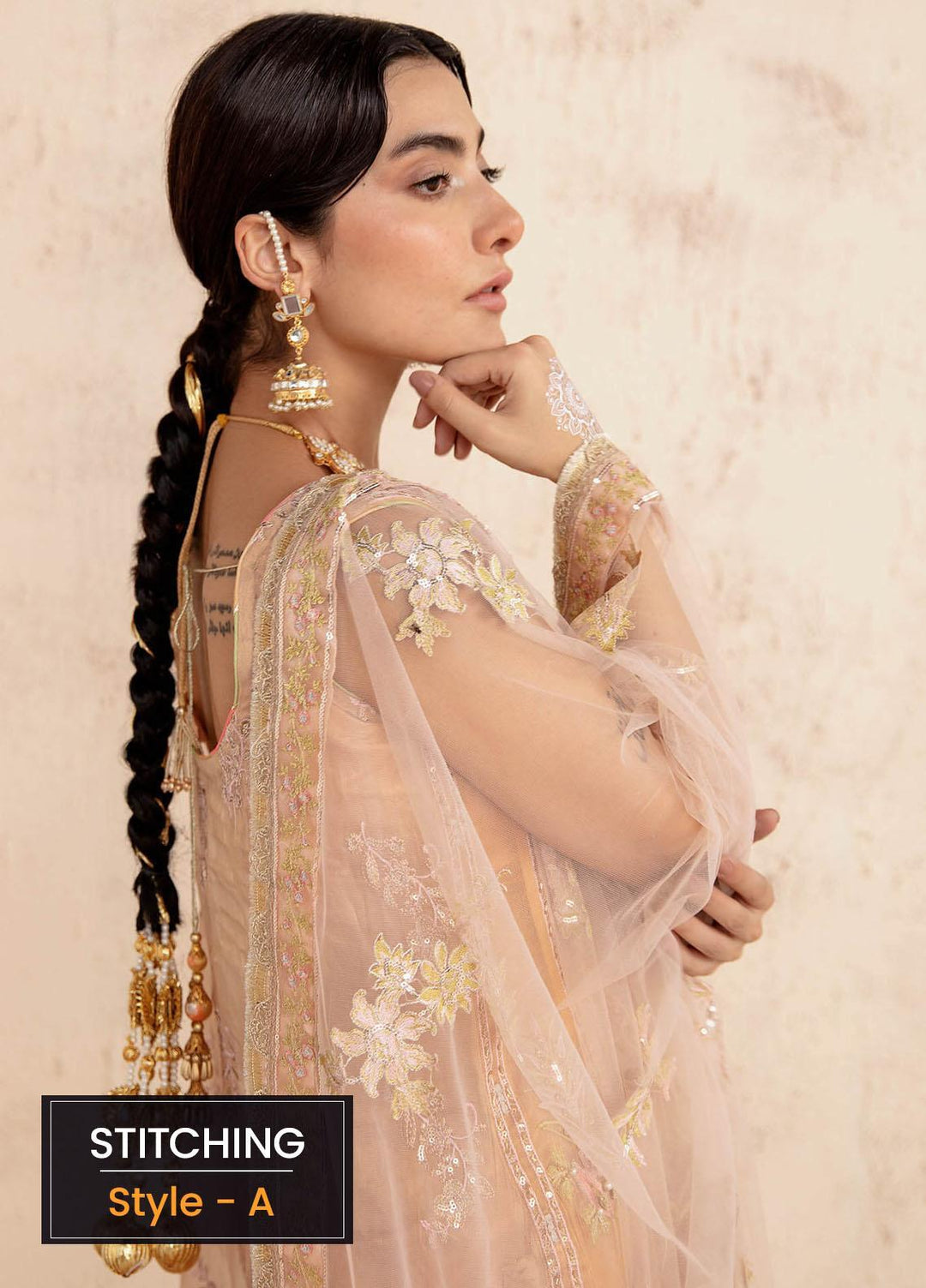 Sakhiyan by Asifa & Nabeel Embroidered Missouri Suits Unstitched 3 Piece AN22SSF-06 Sila - Festive Collection