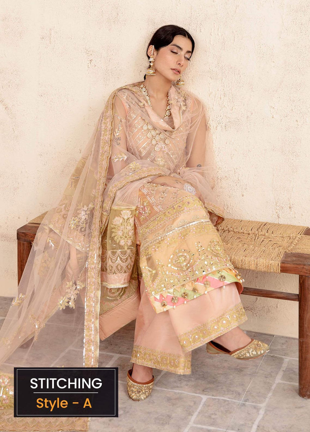 Sakhiyan by Asifa & Nabeel Embroidered Missouri Suits Unstitched 3 Piece AN22SSF-06 Sila - Festive Collection