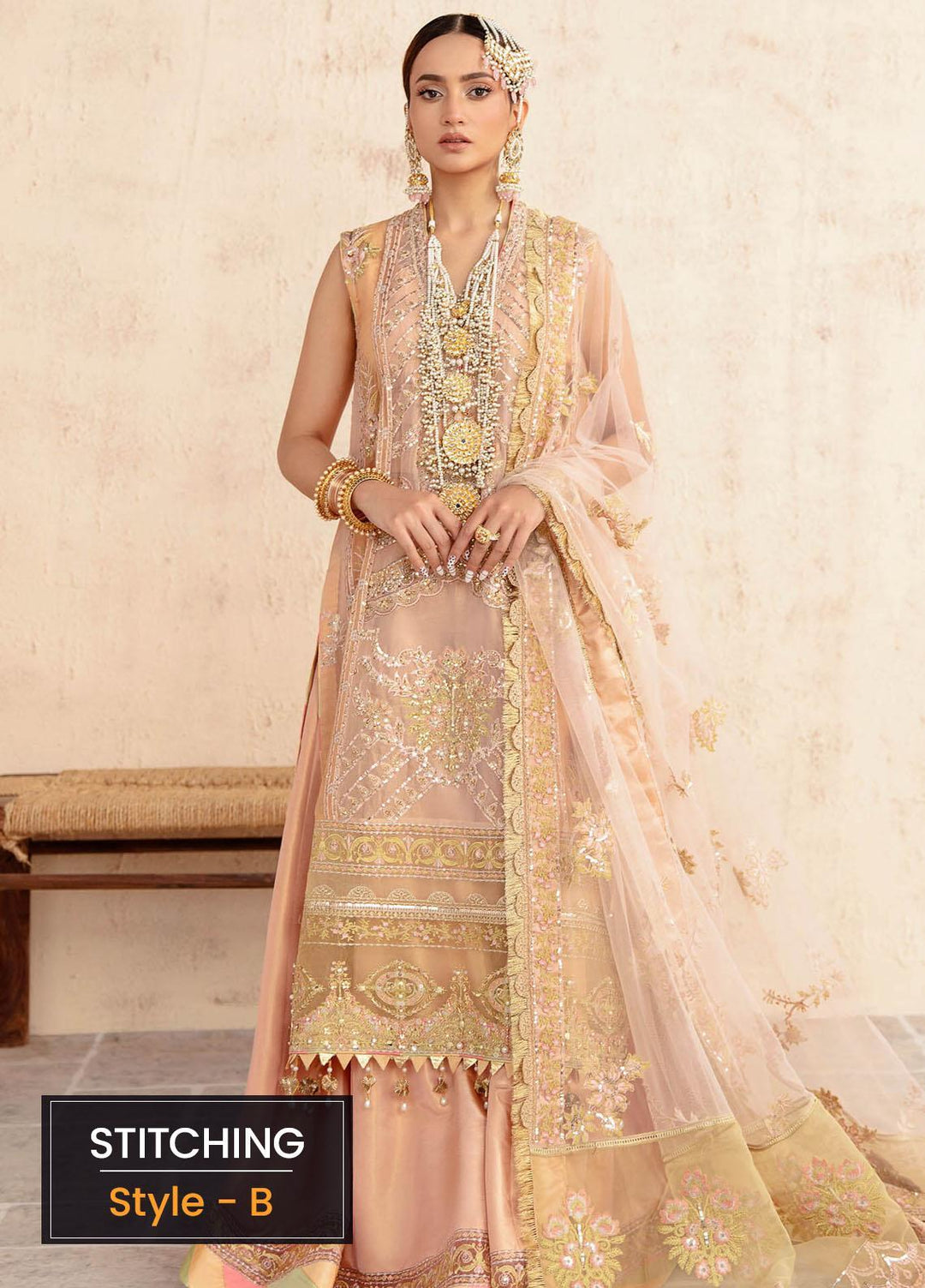 Sakhiyan by Asifa & Nabeel Embroidered Missouri Suits Unstitched 3 Piece AN22SSF-06 Sila - Festive Collection