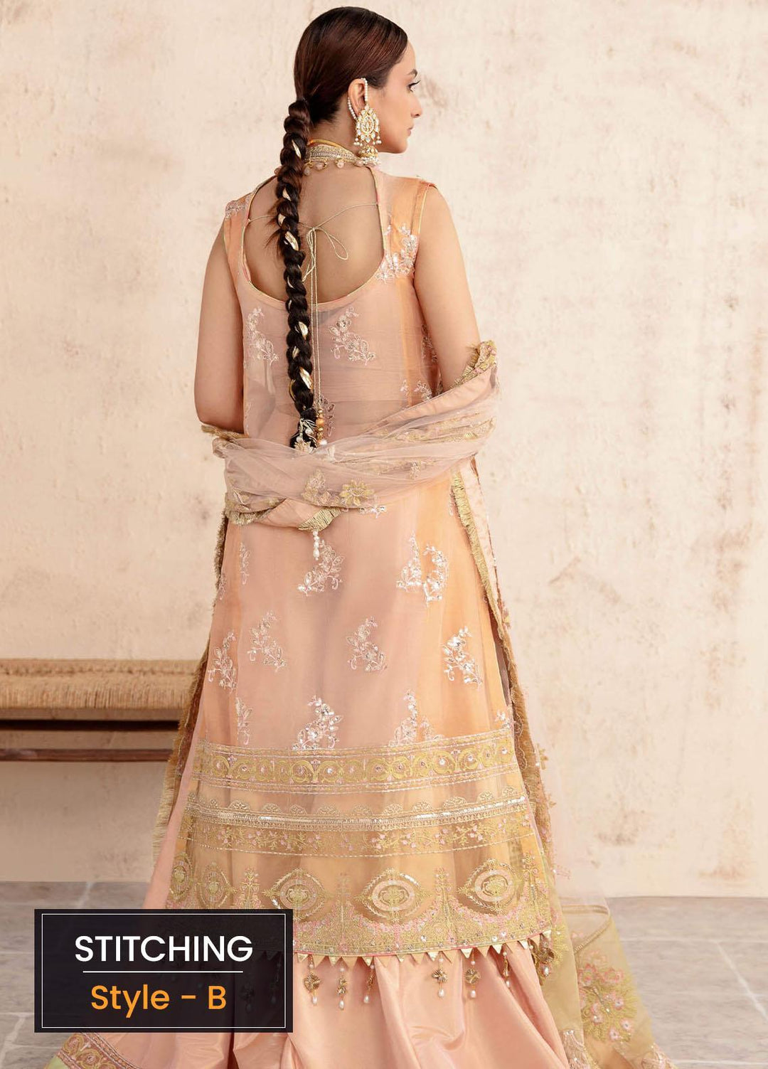 Sakhiyan by Asifa & Nabeel Embroidered Missouri Suits Unstitched 3 Piece AN22SSF-06 Sila - Festive Collection