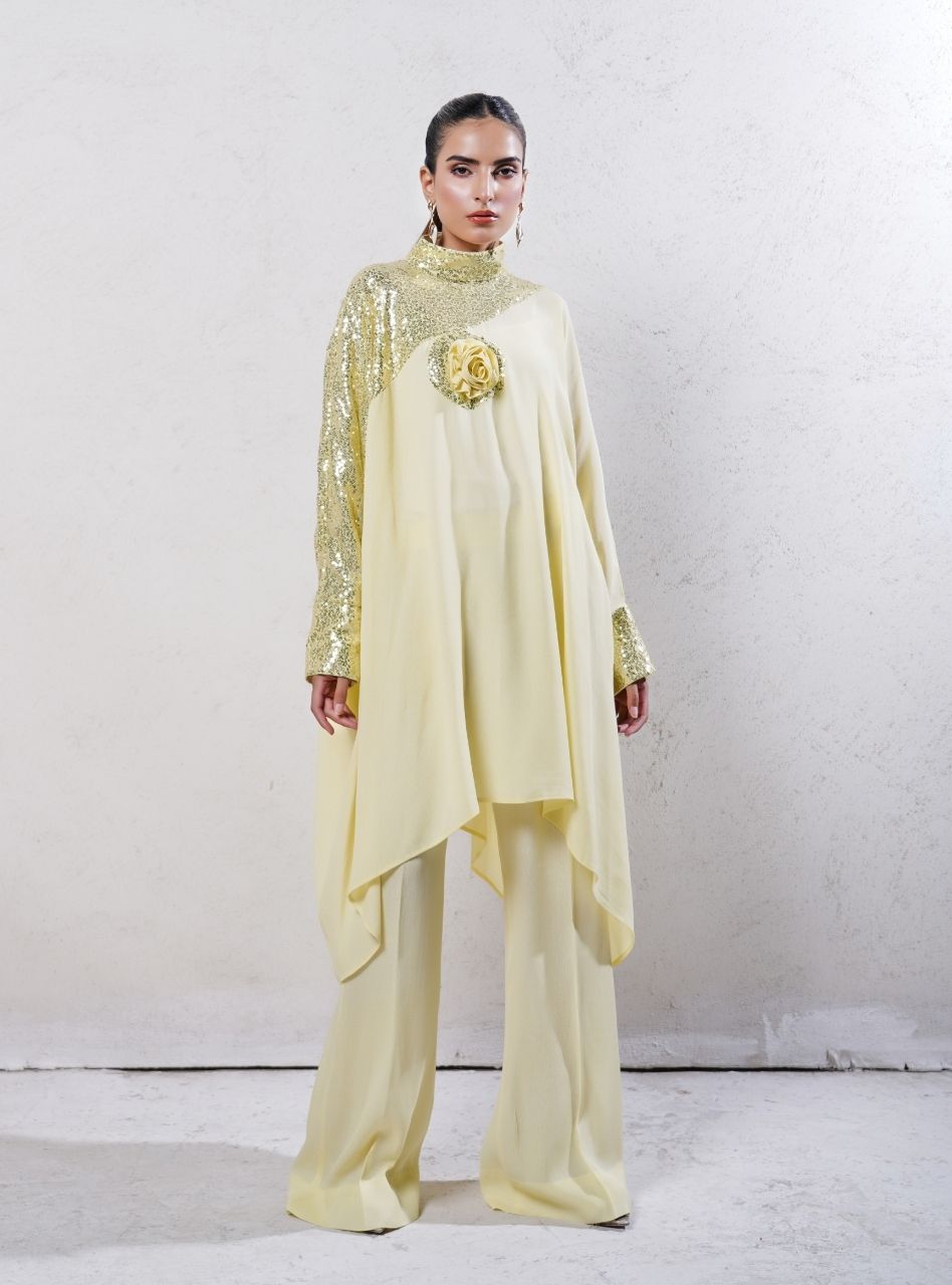 Irtiqa by Anayra Amal RTW Solids Grip Georgette 2 Piece Suit Baroque Festive Collection