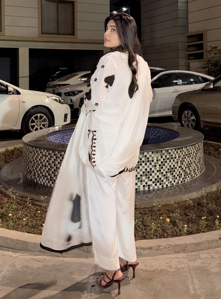 Irtiqa by Anayra Amal RTW Embroidered Silk 3 Piece Suit Spades Queen Festive Collection