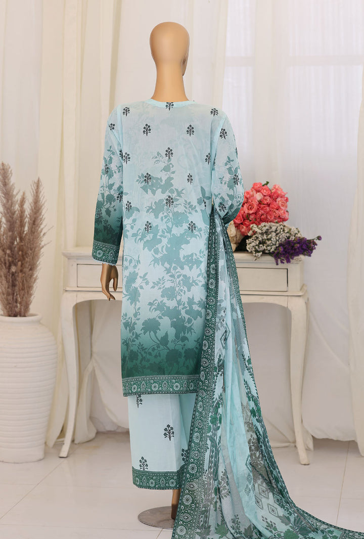 Virsa by HZ Textiles Unstitched Embroidered Lawn 3 Piece Suit VEC-1170 - Casual Collection
