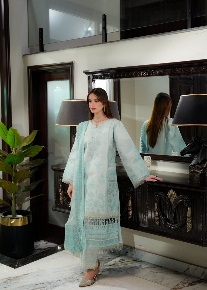 Aria By Meerak RTW Embroidered Lawn 3 Piece Suit Evren Festive Collection