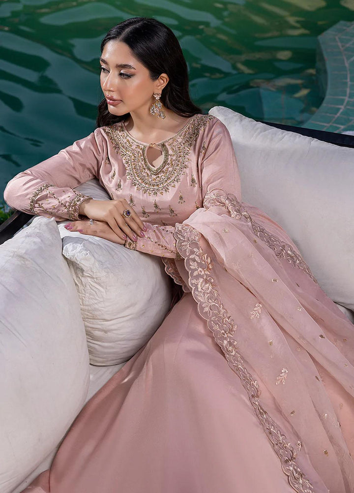 Azure Pret Embroidered Cotton Silk 3 Piece Dress Glowing Puff GPVG300