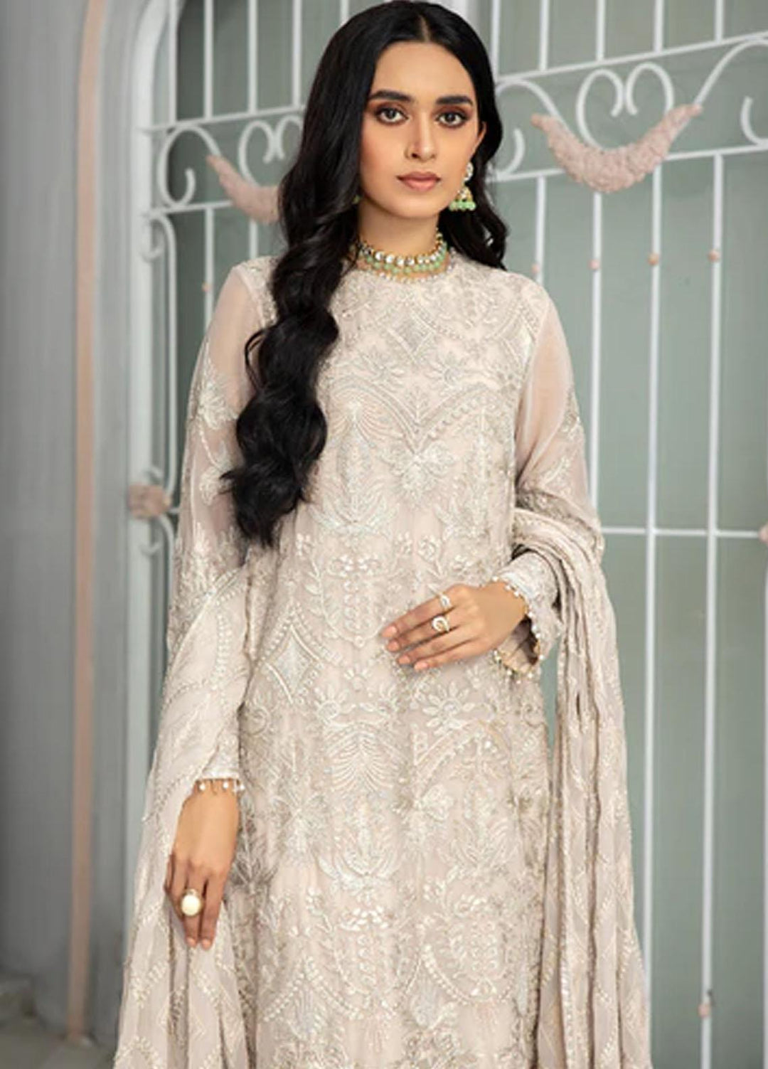 Bahaar by Zarif Embroidered  Suits Unstitched 3 Piece ZB 08 FAUNA - Luxury Collection
