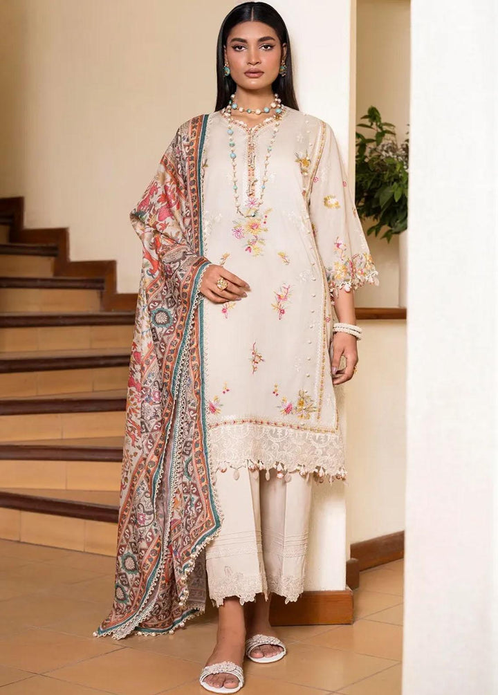 Muzlin By Sana Safinaz Embroidered Lawn Suits Unstitched 3 Piece SS23MZ 15A - Summer Collection
