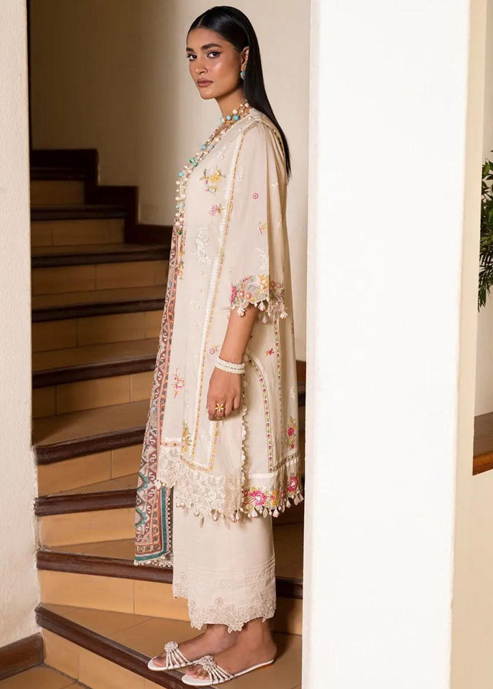 Muzlin By Sana Safinaz Embroidered Lawn Suits Unstitched 3 Piece SS23MZ 15A - Summer Collection