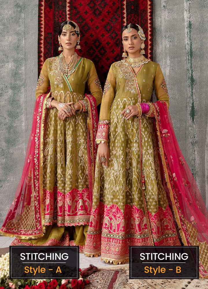 Sakhiyan by Asifa & Nabeel Embroidered Missouri Suits Unstitched 3 Piece AN22SSF-05 Inayat - Festive Collection