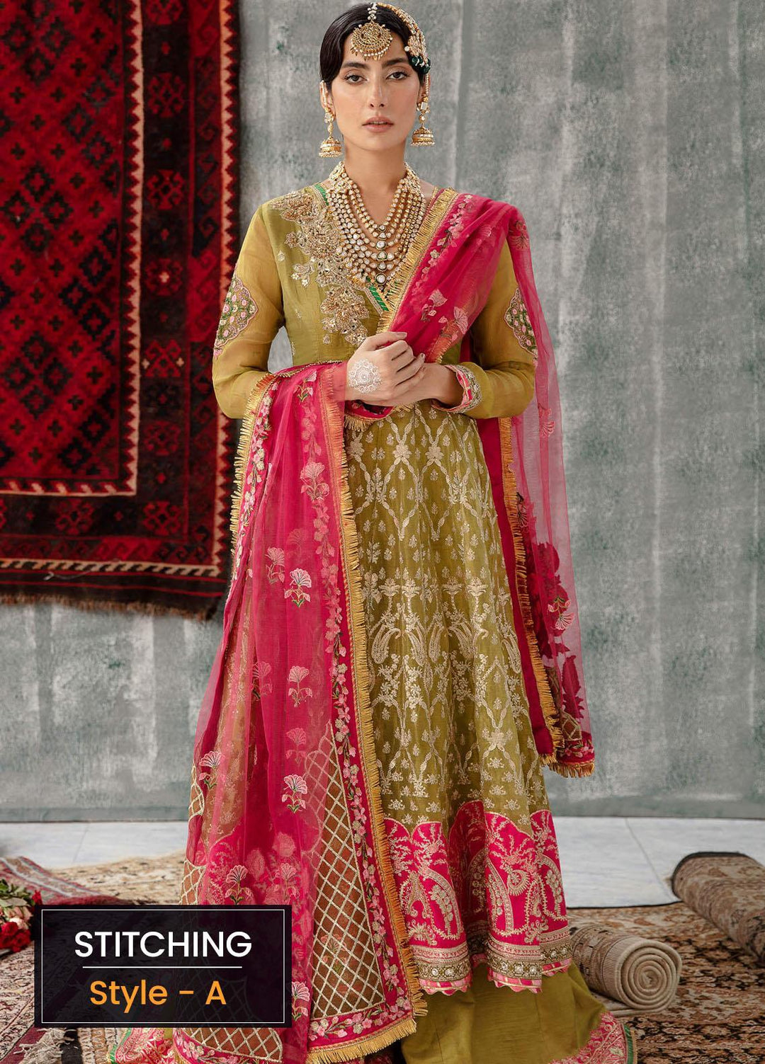 Sakhiyan by Asifa & Nabeel Embroidered Missouri Suits Unstitched 3 Piece AN22SSF-05 Inayat - Festive Collection