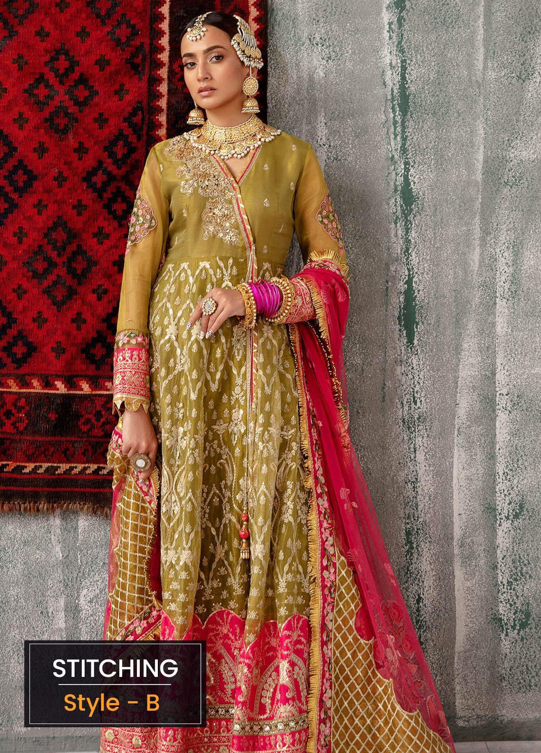 Sakhiyan by Asifa & Nabeel Embroidered Missouri Suits Unstitched 3 Piece AN22SSF-05 Inayat - Festive Collection