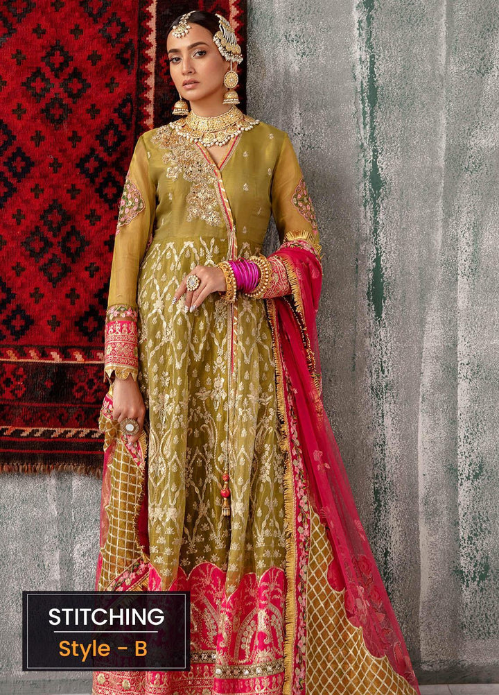 Sakhiyan by Asifa & Nabeel Embroidered Missouri Suits Unstitched 3 Piece AN22SSF-05 Inayat - Festive Collection
