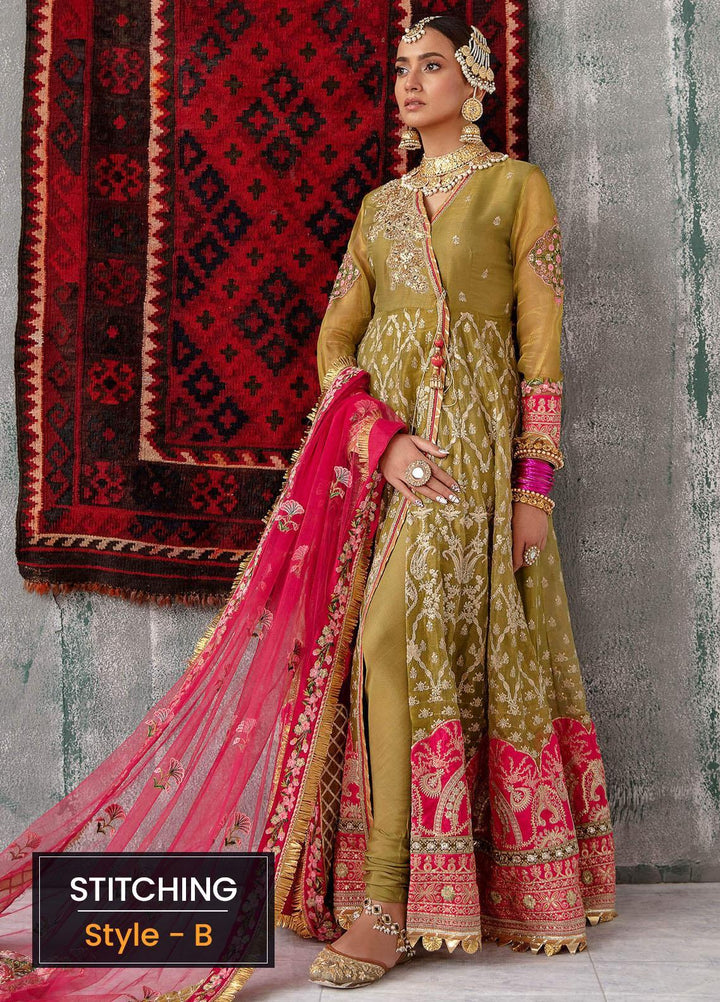 Sakhiyan by Asifa & Nabeel Embroidered Missouri Suits Unstitched 3 Piece AN22SSF-05 Inayat - Festive Collection