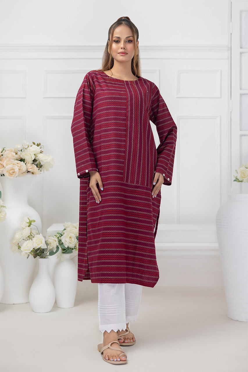 Salitex Women Solids Yarn Dyed 1 Piece Shirt CPW23DF016 - Summer Collection