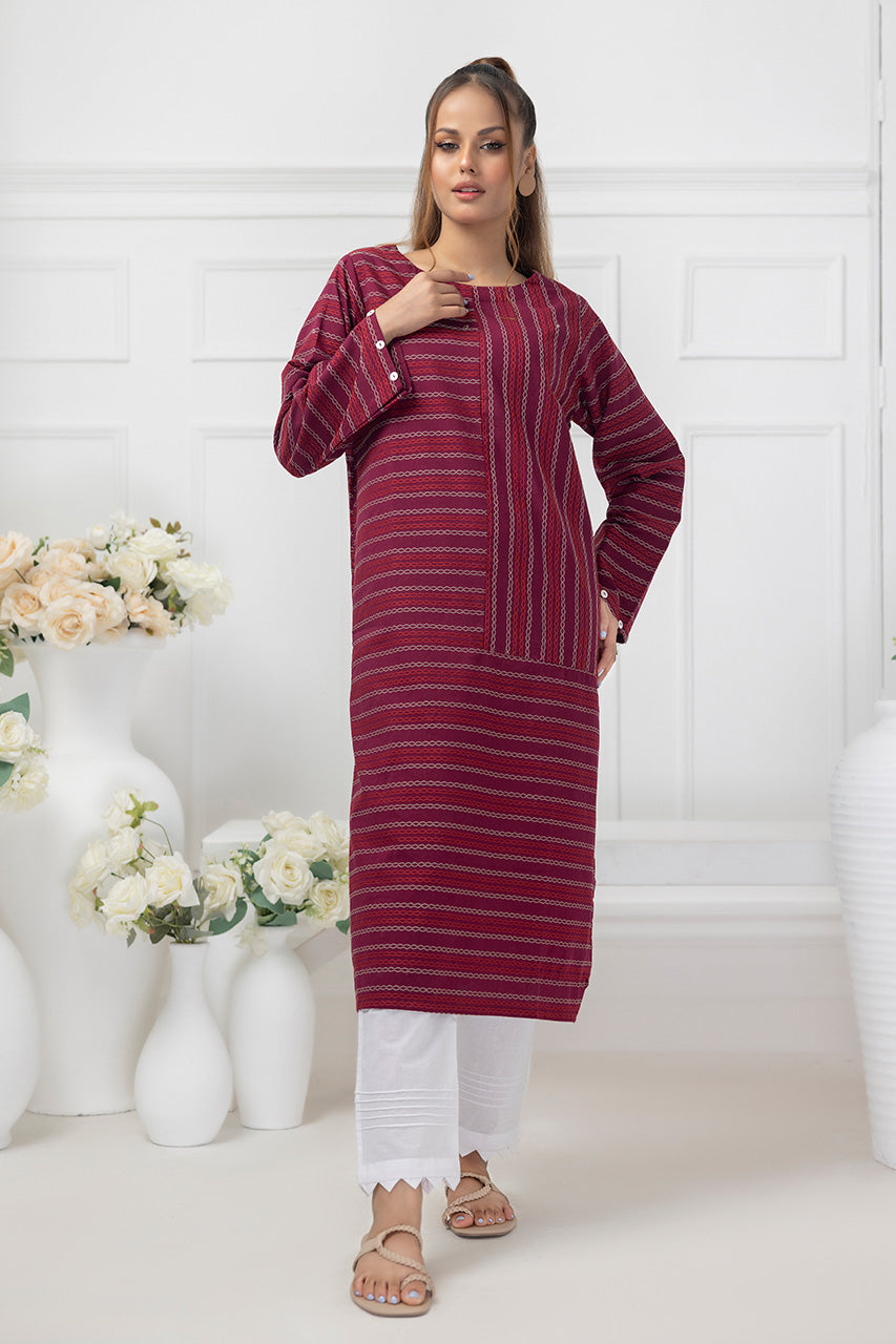 Salitex Women Solids Yarn Dyed 1 Piece Shirt CPW23DF016 - Summer Collection