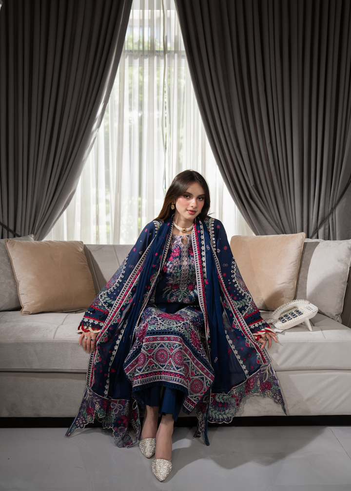 Aria By Meerak RTW Embroidered Lawn 3 Piece Suit Niva Festive Collection