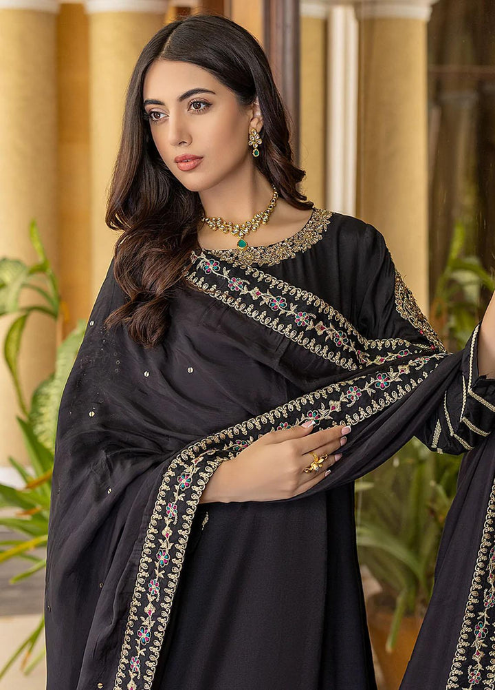 Azure Pret Embroidered Cotton Silk 3 Piece Dress Vintage Jewel VJVG297